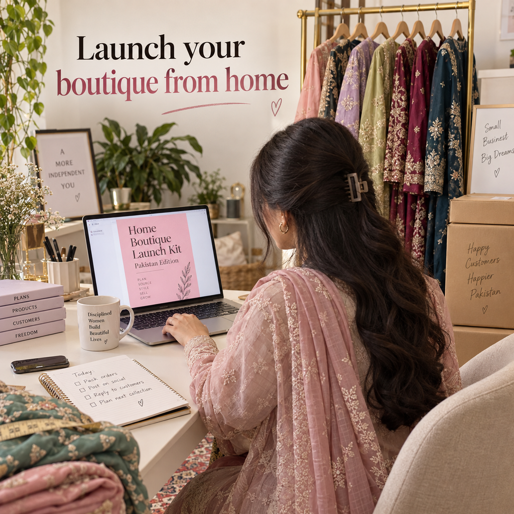 Home Boutique Launch Kit — Pakistan Edition