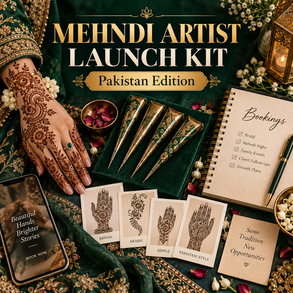 Mehndi Artist Launch Kit — Pakistan Edition