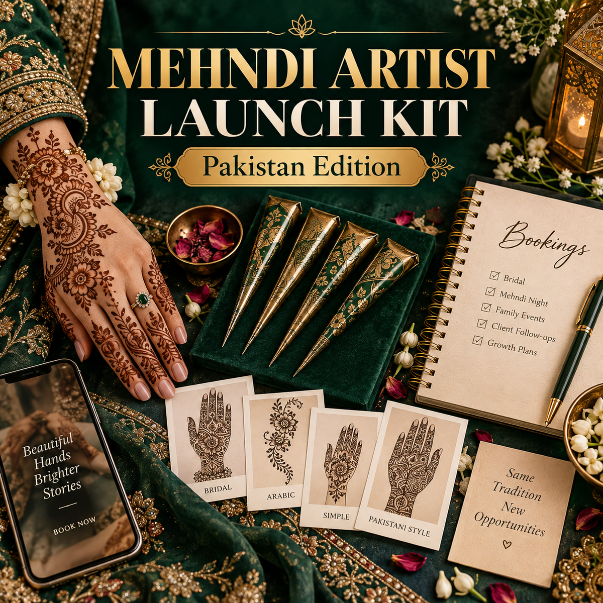 Mehndi Artist Launch Kit — Pakistan Edition