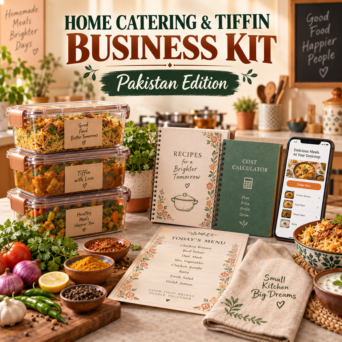 Home Catering & Tiffin Business Kit — Pakistan Edition