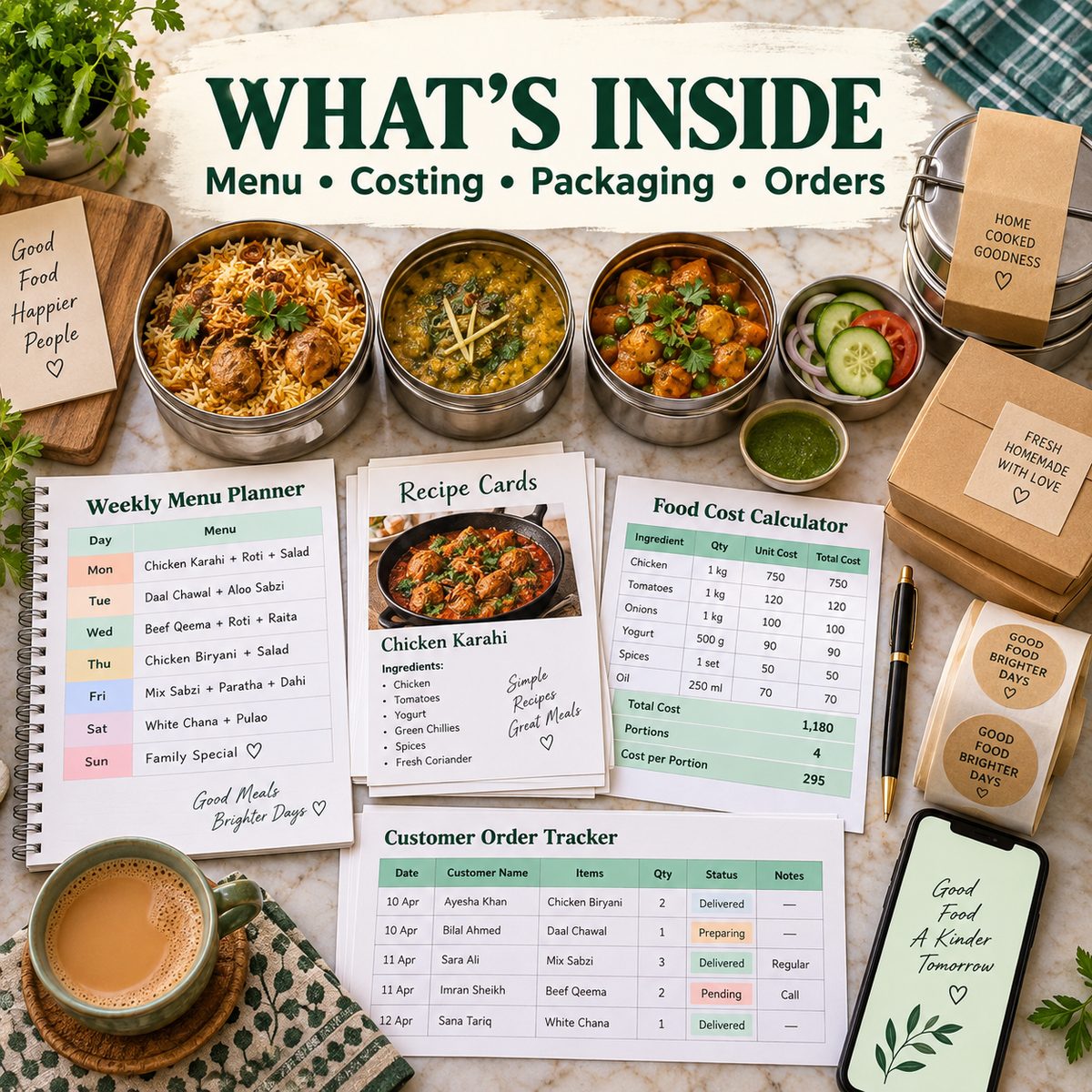 Home Catering & Tiffin Business Kit — Pakistan Edition