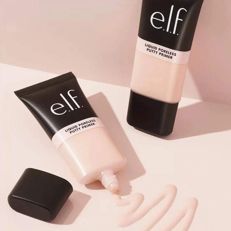 Elf Green Primer Silky Liquid Primer with A Weightless Feel Grips Makeup for Long-lasting Wear Foundation Suits All Skin Types