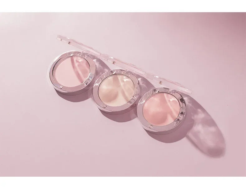 FLORTTE BUNNY Monochrome highlighting powder Naturally Brightening Facial Blush Cream High Gloss Face Blusher Makeup Cosmetics