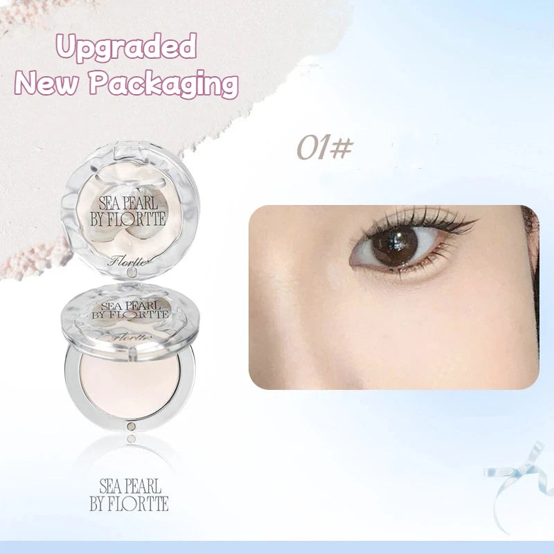 FLORTTE BUNNY Monochrome highlighting powder Naturally Brightening Facial Blush Cream High Gloss Face Blusher Makeup Cosmetics
