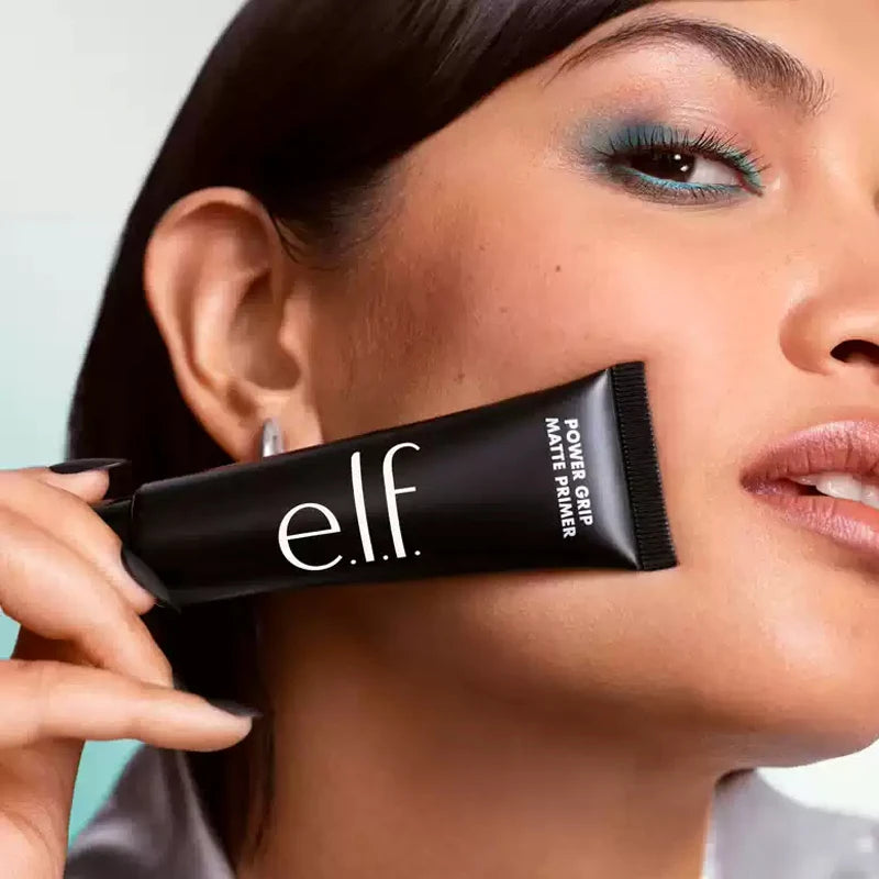 Elf Green Primer Silky Liquid Primer with A Weightless Feel Grips Makeup for Long-lasting Wear Foundation Suits All Skin Types