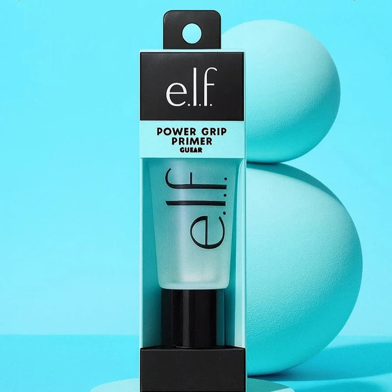 Elf Green Primer Silky Liquid Primer with A Weightless Feel Grips Makeup for Long-lasting Wear Foundation Suits All Skin Types