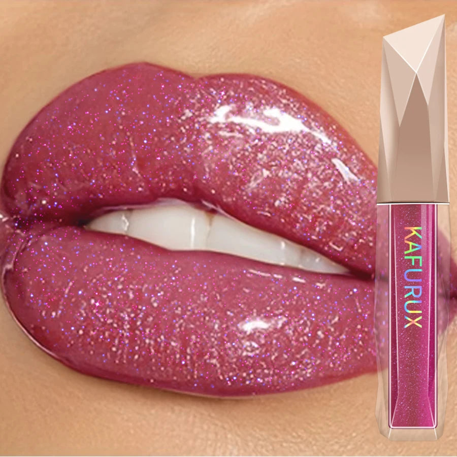 1PC Shimmer Lip Gloss For Fuller Lip Effect, Moisturizing Lip Care  Lip Essence Long Lasting Lip Glaze Sexy Lips Makeup Pink Red