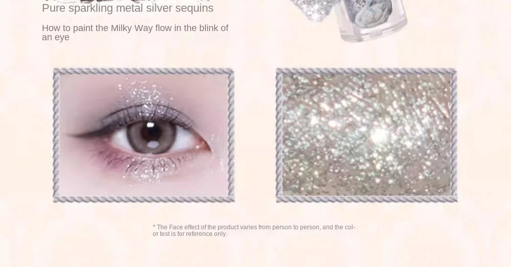 Flower Knows Liquid Eyeshadow Swan Ballet Glitter Quick-Dry Long-Lasting Waterproof Shimmer for Eyes Makeup 4g