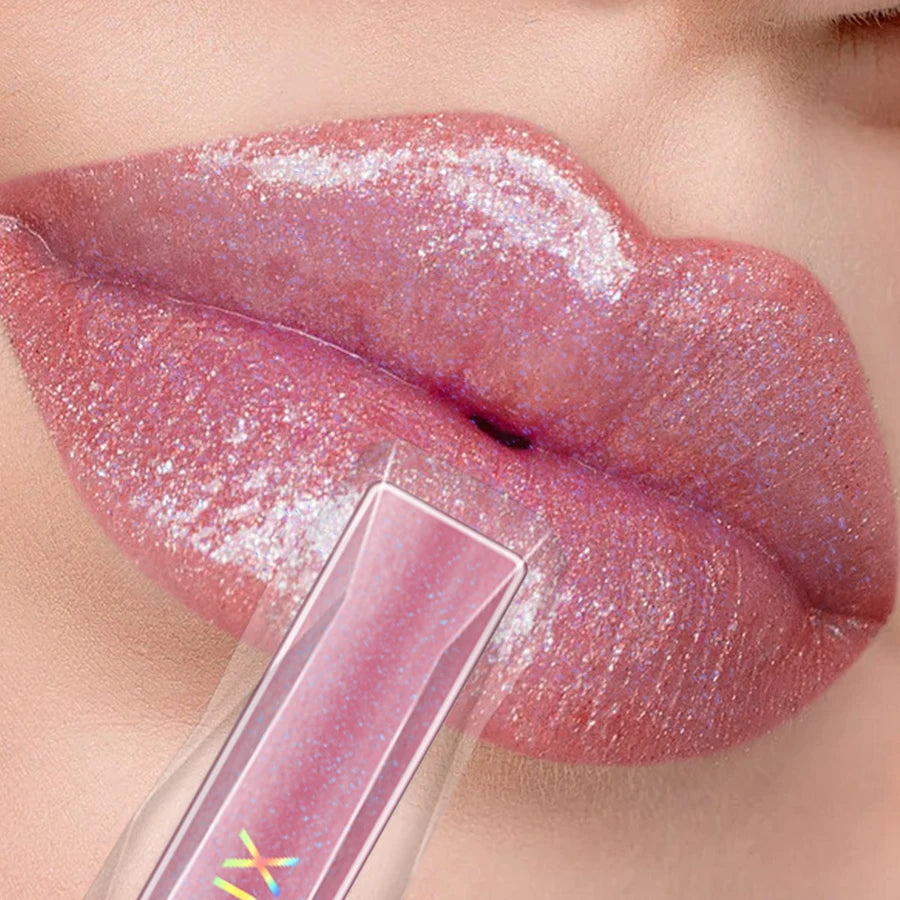 1PC Shimmer Lip Gloss For Fuller Lip Effect, Moisturizing Lip Care  Lip Essence Long Lasting Lip Glaze Sexy Lips Makeup Pink Red